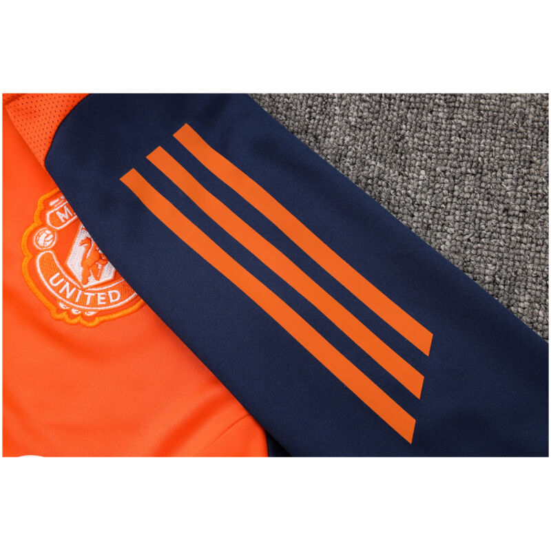Mens Manchester United Training Suit Orange 2024/25