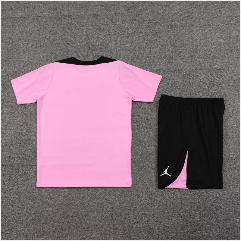 Mens PSG x Jordan Short Training Suit Pink 2024/25