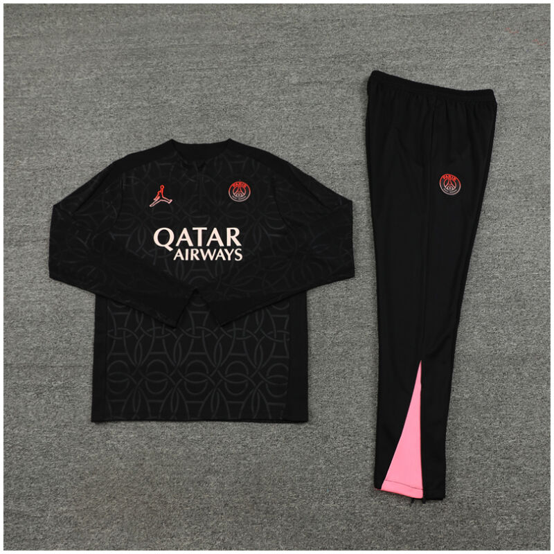 Kids PSG x Jordan Training Suit Black 2024/25