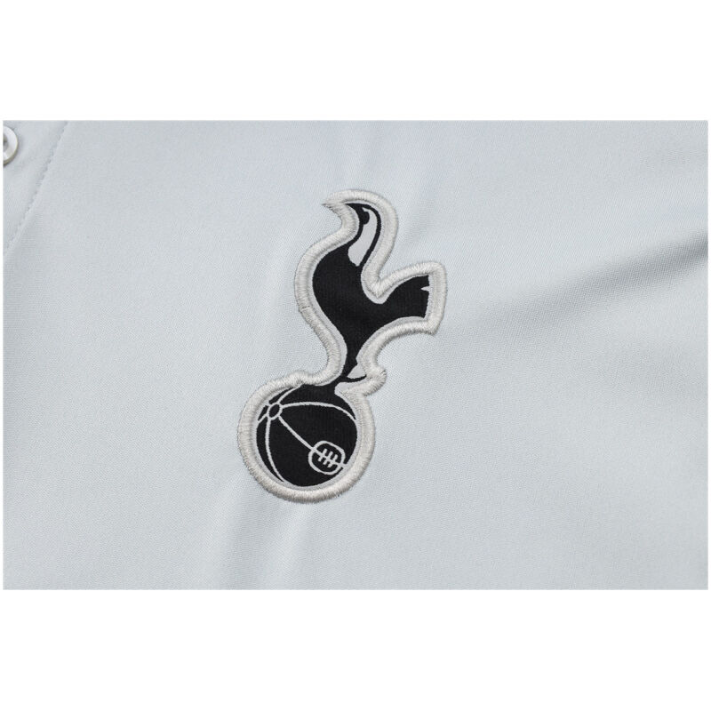 Mens Tottenham Hotspur Polo Shirt Light Grey 2024/25