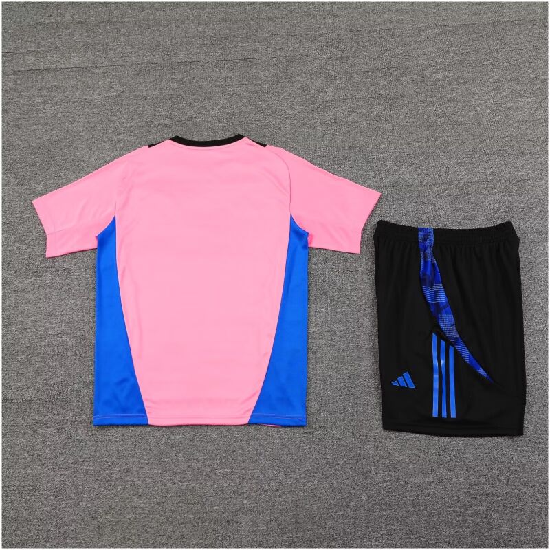 Mens Manchester United Short Training Suit Pink 2024/25