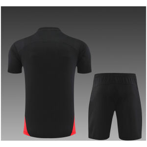 Kids AC Milan Short Training Suit Black 2024/25