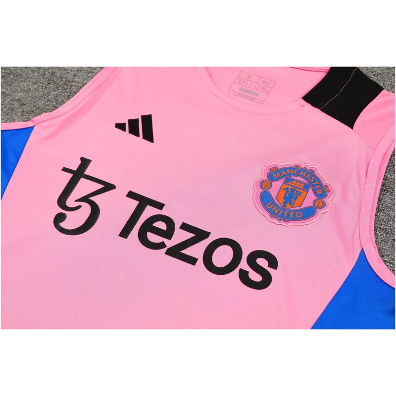 Mens Manchester United Singlet Suit Pink 2024/25