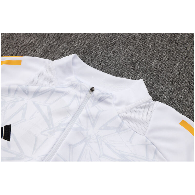 Mens Real Madrid Training Suit White Patten 2024/25