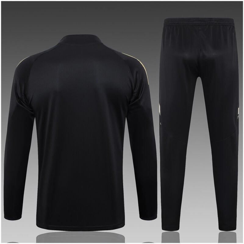 Kids Real Madrid Training Suit Black 2024/25