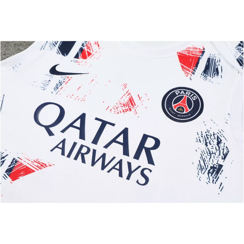 Mens PSG Singlet Suit White 2024/25