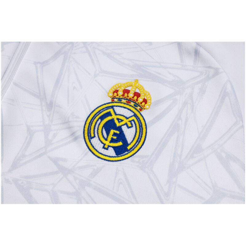 Mens Real Madrid Training Suit White Patten 2024/25
