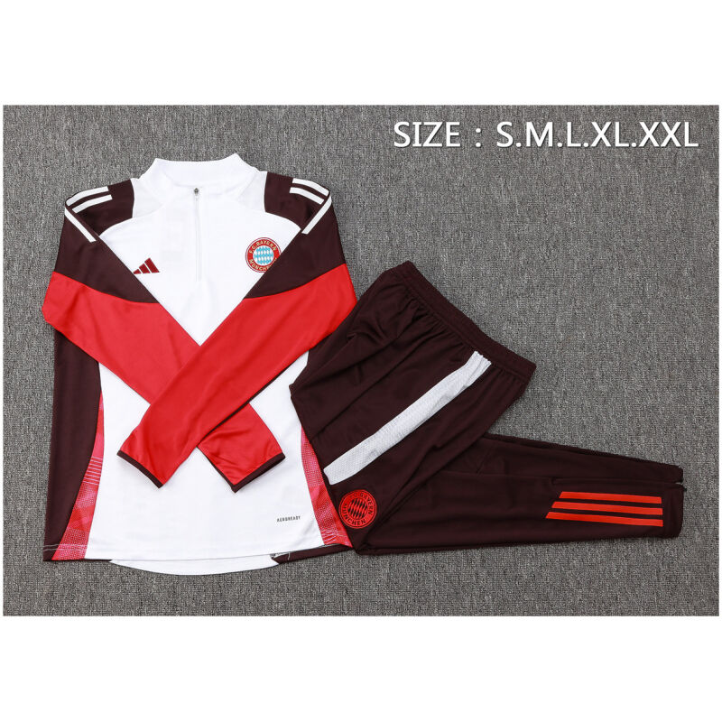 Mens Bayern Munich Training Suit White 2024/25