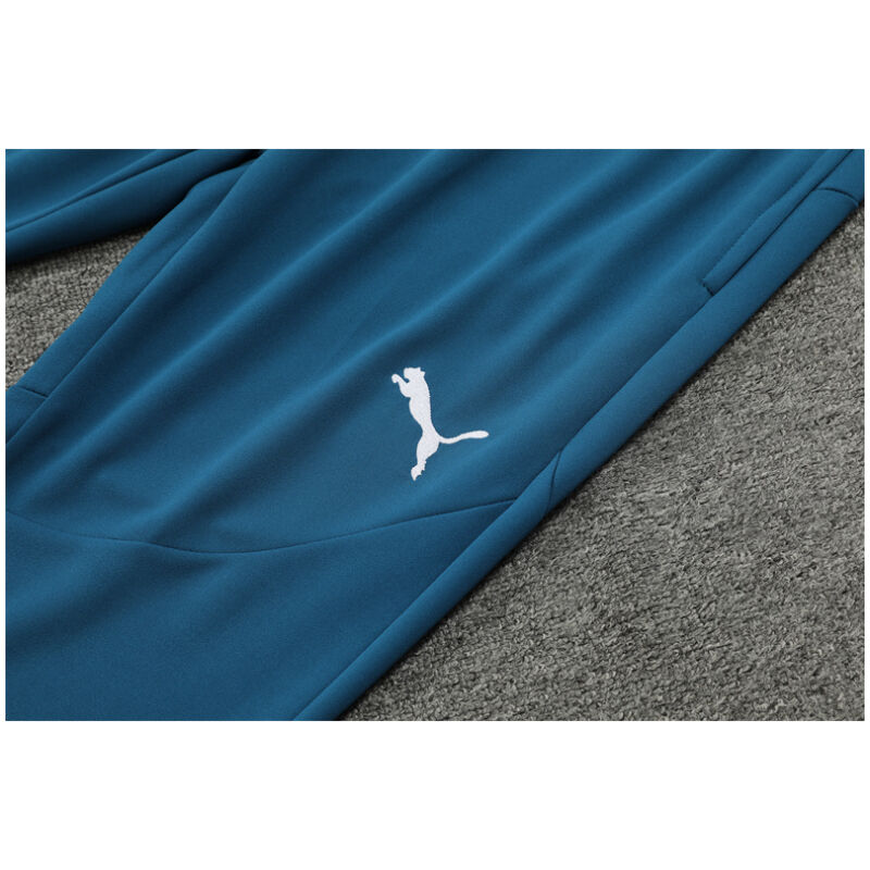 Mens Olympique Marseille Training Suit Blue Pattern 2024/25