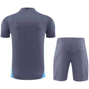 Mens Manchester City Short Training Suit Grey 2024/25