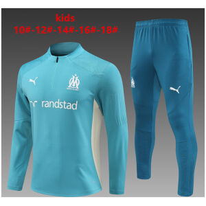 Kids Olympique Marseille Training Suit Green 2024/25
