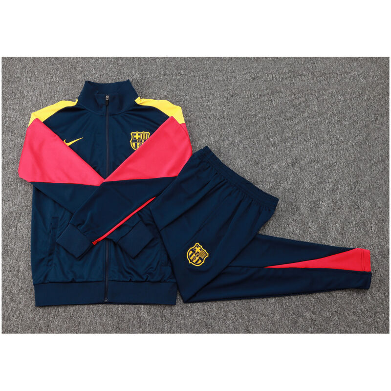 Kids Barcelona Jacket + Pants Training Suit Royal 2024/25