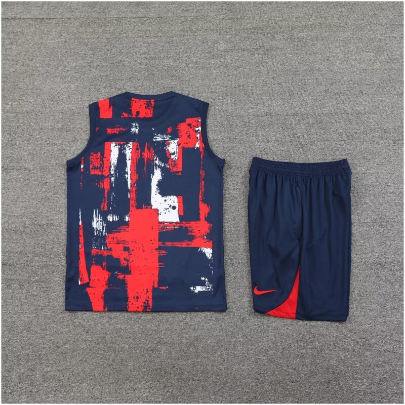 Mens PSG Singlet Suit Royal Red 2024/25