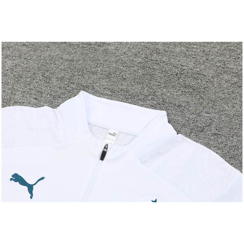 Mens Olympique Marseille Training Suit White 2024/25