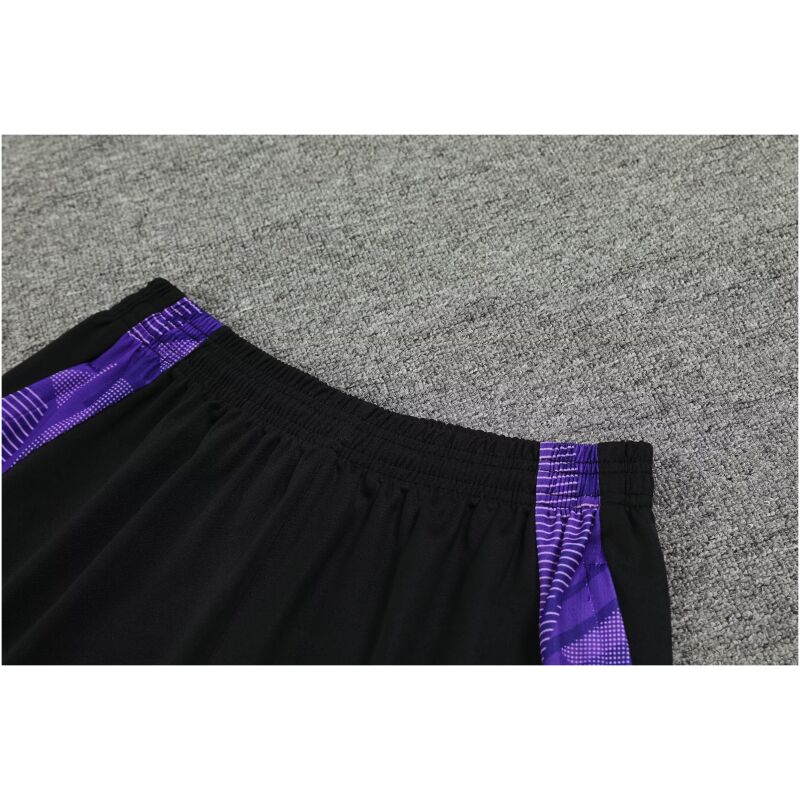 Mens Real Madrid Short Training Suit Black 2024/25