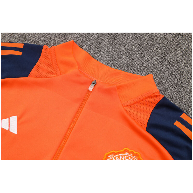 Mens Manchester United Training Suit Orange 2024/25