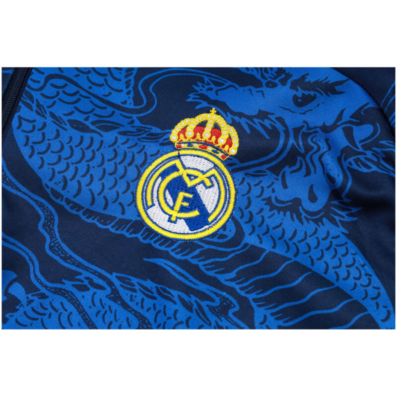 Mens Real Madrid Training Suit Blue Dragon 2024/25