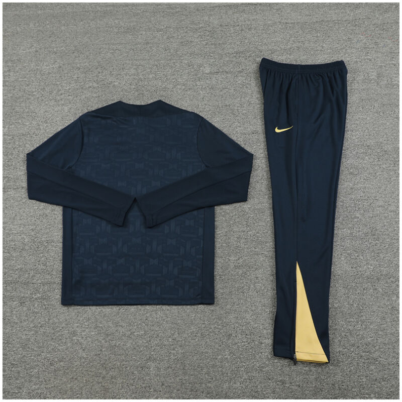 Kids Barcelona Training Suit Dark Blue 2024/25