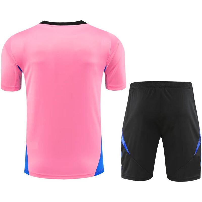 Mens Manchester United Short Training Suit Pink 2024/25