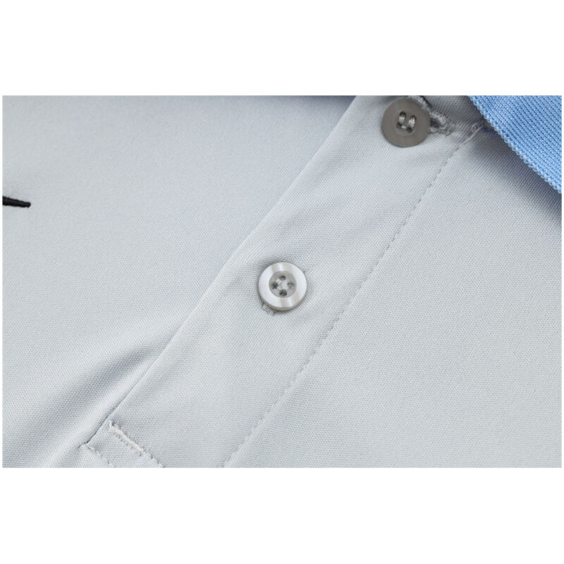 Mens Tottenham Hotspur Polo Shirt Light Grey 2024/25