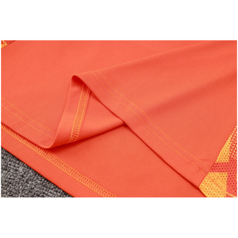 Mens Manchester United Polo Shirt Orange 2024/25