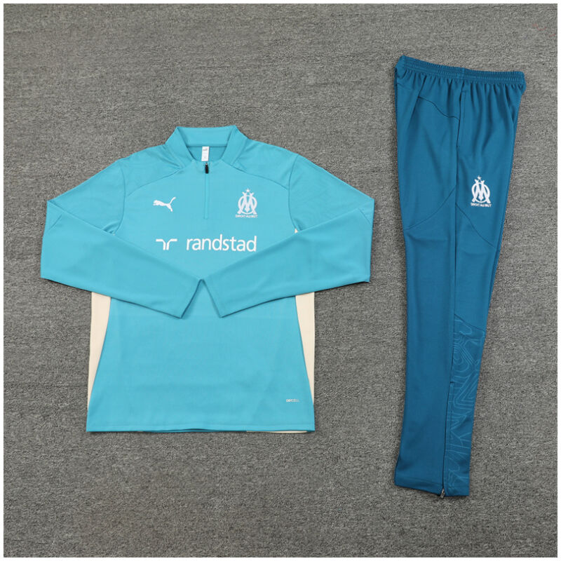 Kids Olympique Marseille Training Suit Green 2024/25
