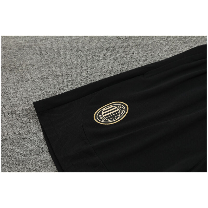 Mens AC Milan Short Training Suit Black 2024/25