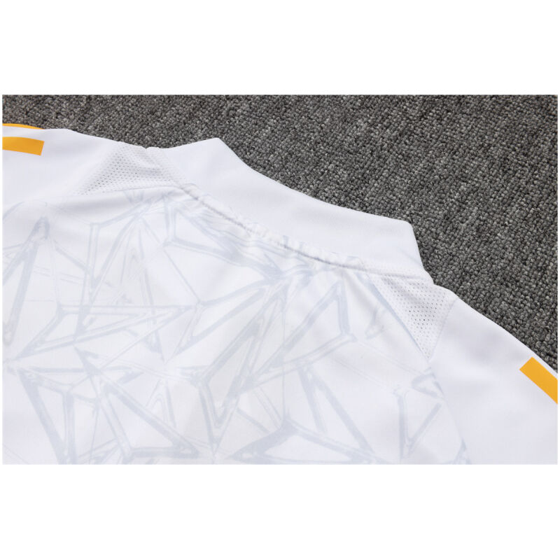 Mens Real Madrid Training Suit White Patten 2024/25