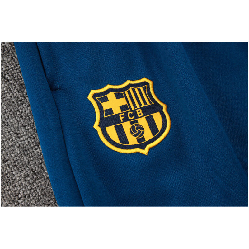 Mens Barcelona Hoodie Jacket + Pants Training Suit Royal 2024/25