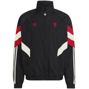 Mens Manchester United adidas Originals Lifestyler Full-Zip Track Jacket Black 2024/25