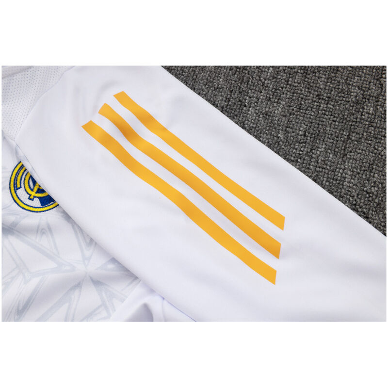 Mens Real Madrid Training Suit White Patten 2024/25