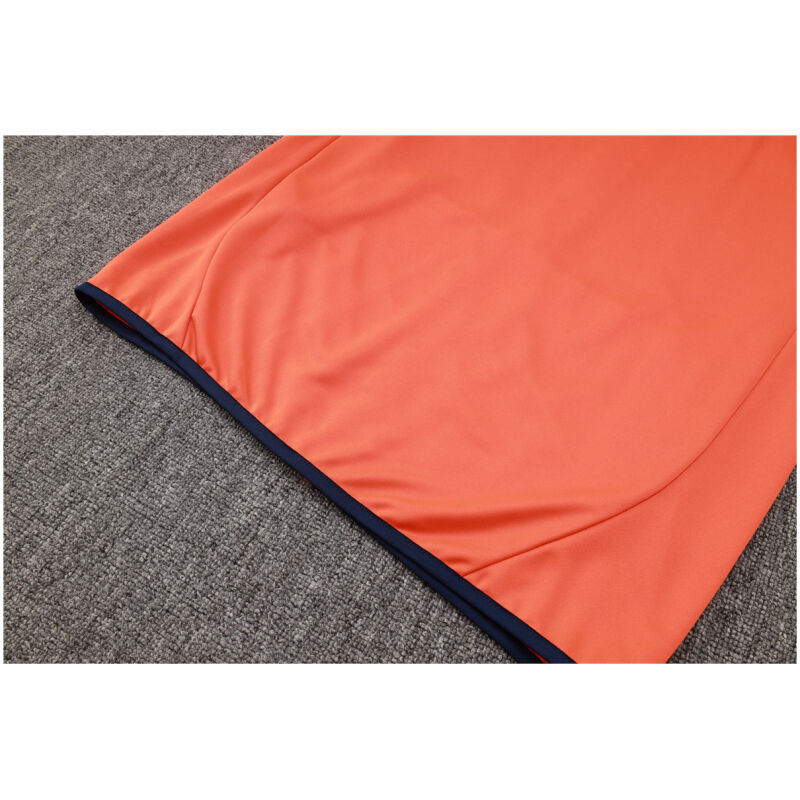 Mens Manchester United Jacket + Pants Training Suit Orange 2024/25