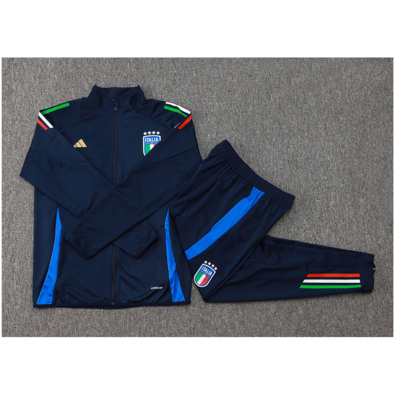 Kids Italy Jacket + Pants Training Suit Royal 2024