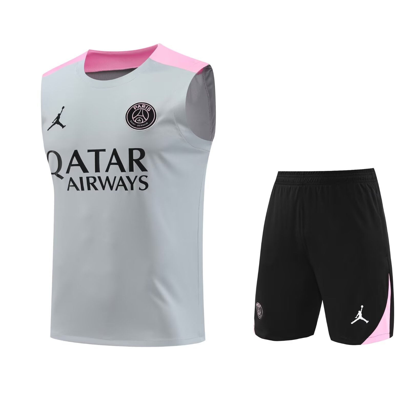 Mens PSG x Jordan Singlet Suit Grey 2024/25