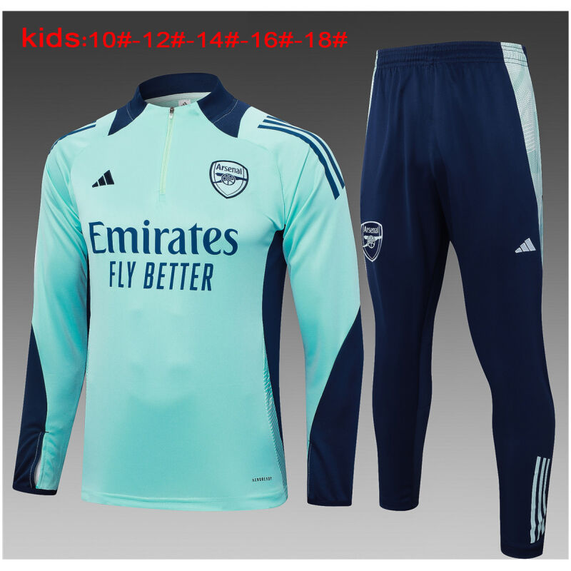 Kids Arsenal Training Suit Green 2024/25
