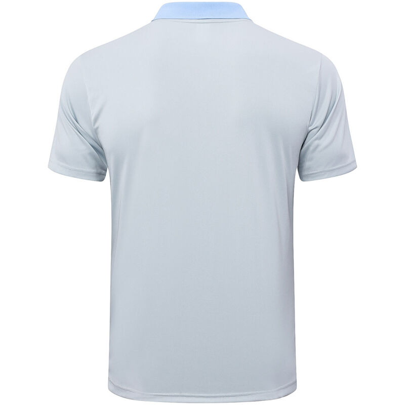 Mens Tottenham Hotspur Polo Shirt Light Grey 2024/25