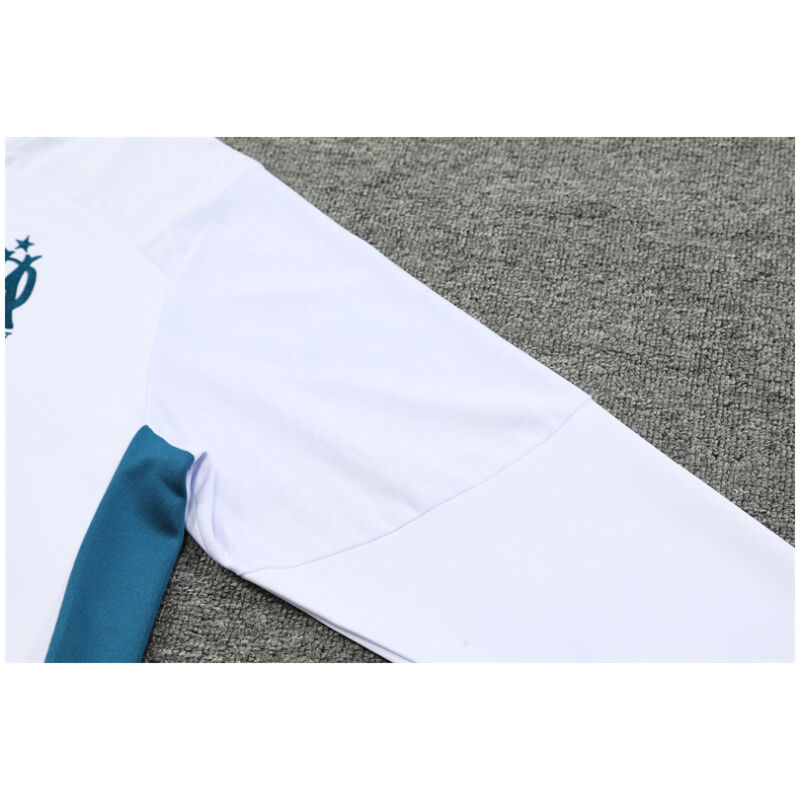 Mens Olympique Marseille Training Suit White 2024/25