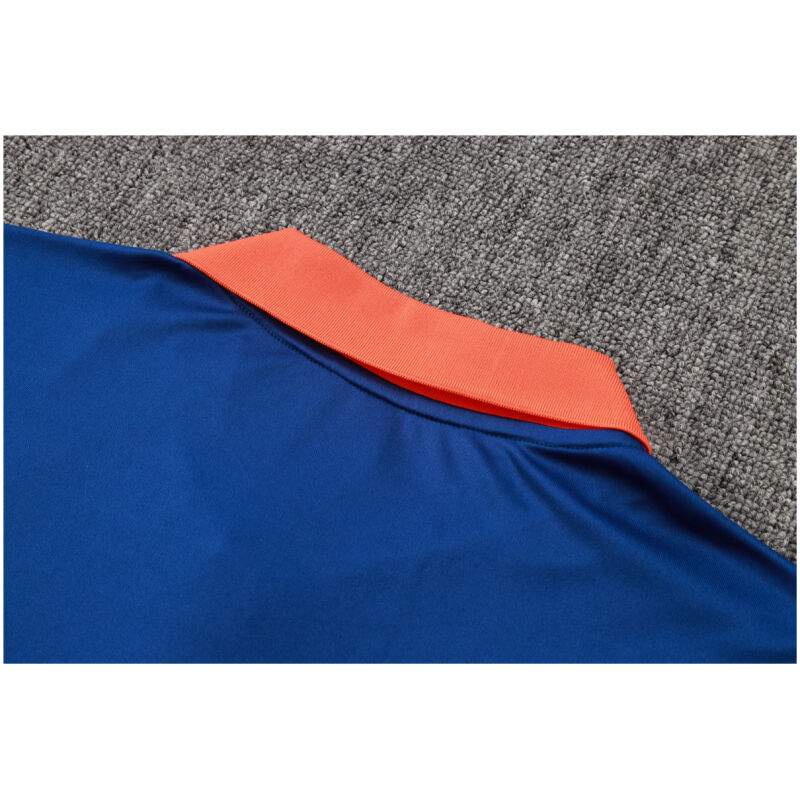 Mens Netherlands Polo Shirt Blue 2024