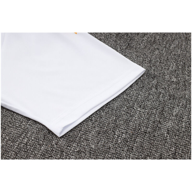 Mens Real Madrid Polo Shirt Pure White 2024/25