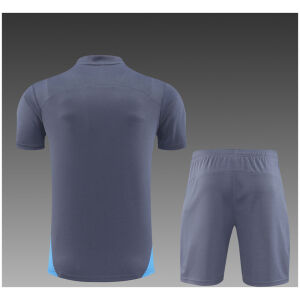 Kids Manchester City Short Training Suit Grey 2024/25