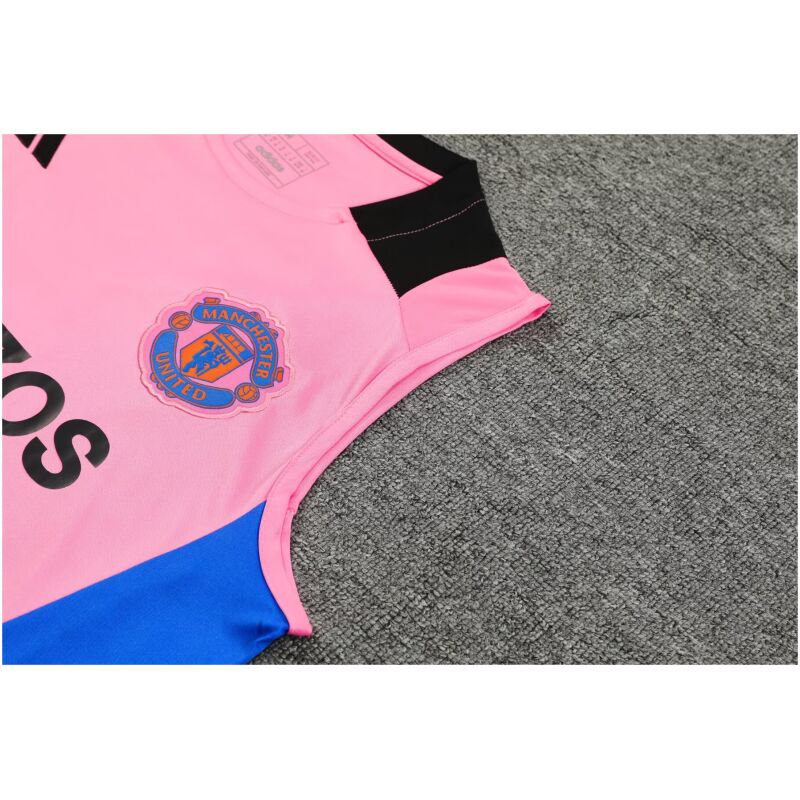 Mens Manchester United Singlet Suit Pink 2024/25