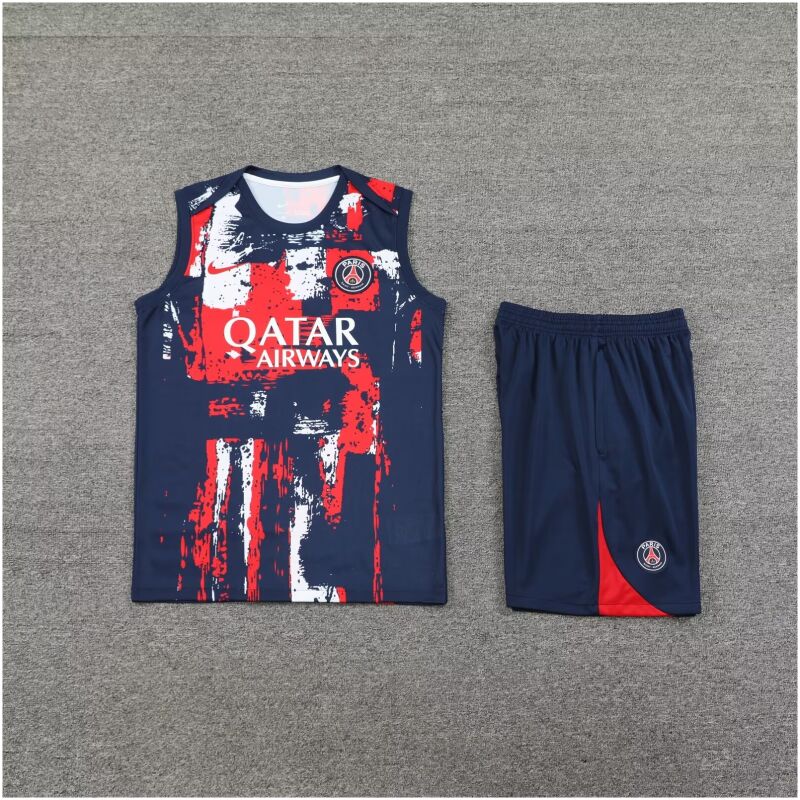Mens PSG Singlet Suit Royal Red 2024/25
