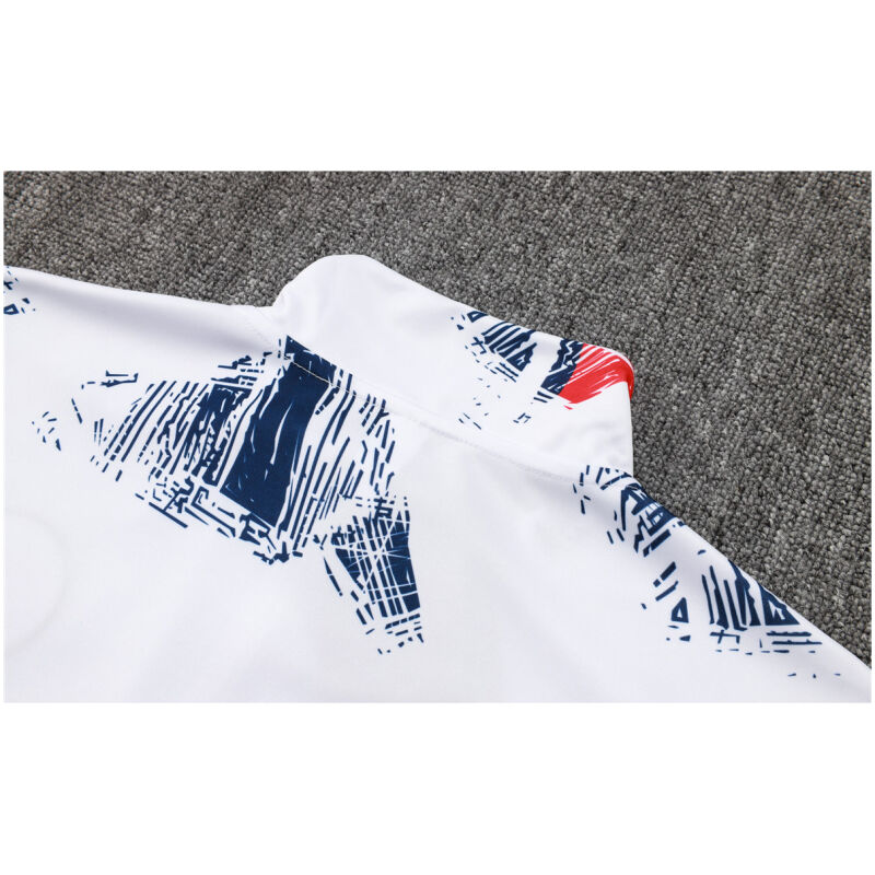 Mens PSG Jacket + Pants Training Suit White 2024/25