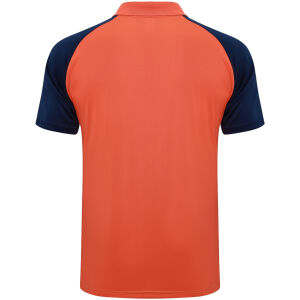 Mens Manchester United Polo Shirt Orange 2024/25