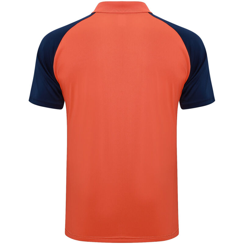Mens Manchester United Polo Shirt Orange 2024/25