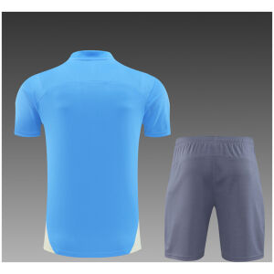 Kids Manchester City Short Training Suit Blue 2024/25