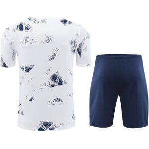 Mens PSG Short Training Suit White 2024/25