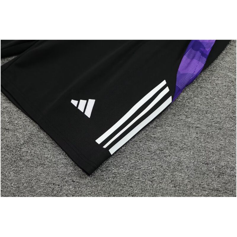 Mens Real Madrid Short Training Suit Black 2024/25