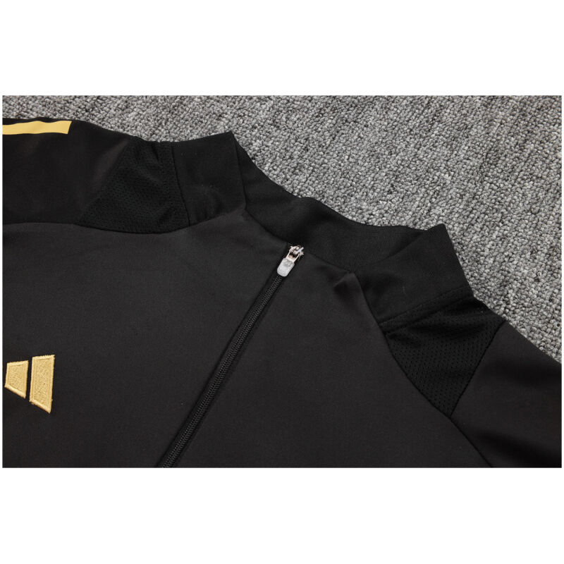 Mens Real Madrid Training Suit Black 2024/25