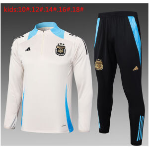 Kids Argentina Training Suit Cream 2024